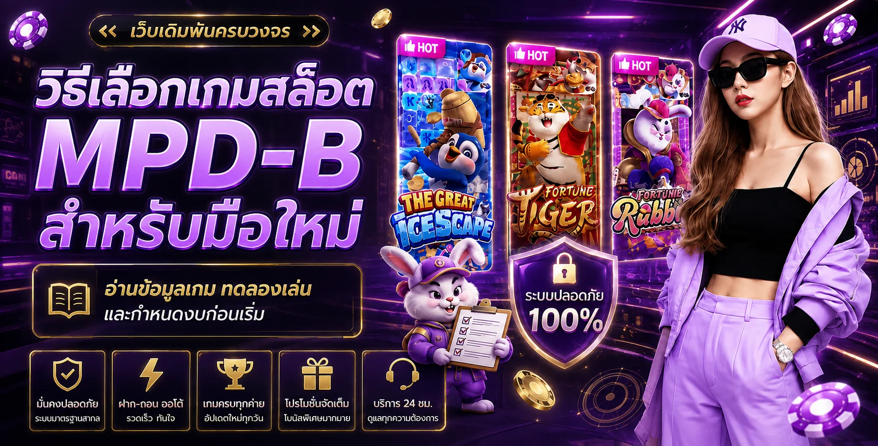 MPD-B วิธีเลือกเกมสล็อตสำหรับมือใหม่